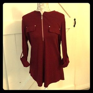 Maroon Tunic
